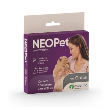 Antipulgas e Carrapatos Neopet 0,32 mL Até 8Kg - Ourofino