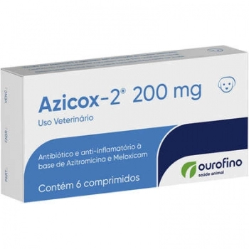 Antibiótico Azicox-2 200mg - Ourofino