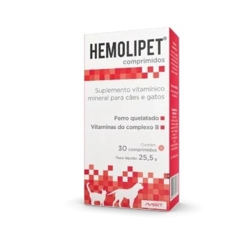 Suplemento Hemolipet comprimidos 30