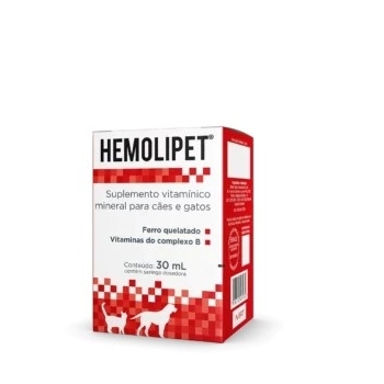 Suplemento Hemolipet Suspensão 30ml