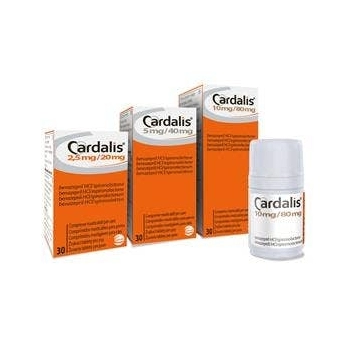 Medicamento Cardalis 5 mg/40 mg 20 kg 30 Comprimidos