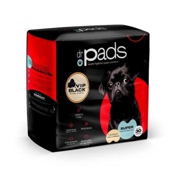 Tapete Higiênico Dr. Pads Black 80x60