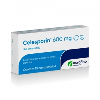 Antimicrobiano Celesporin 600mg - Ourofino