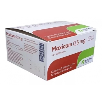 Anti-inflamatório Maxicam Comprimido 15x10x0,5mg Display - Ourofino